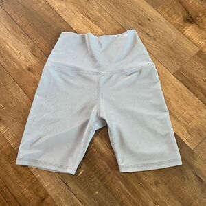 Five sky blue shorts size s